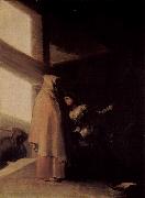 Francisco de Goya Besuch des Monchs oil on canvas